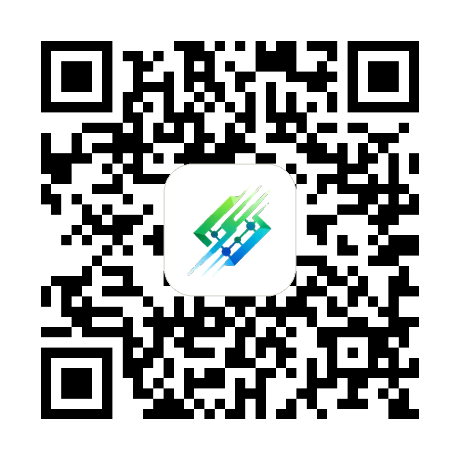 智觉灯控 App 下载页二维码（智觉 LOGO 版）