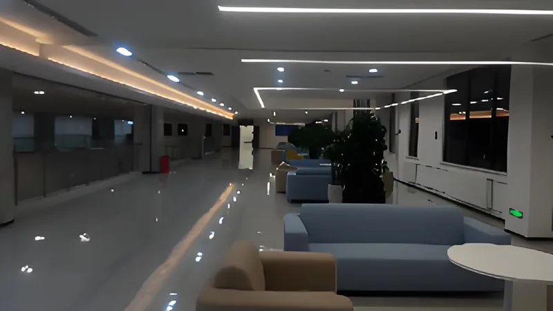 公共建筑照明改造前现场(智觉已落地项目)