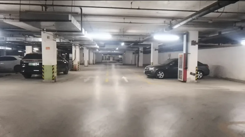 地下车库照明改造后实景(智觉已落地项目)